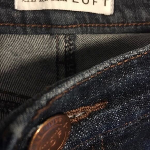 Loft size 2 modern skinny jeans - Picture 8 of 9